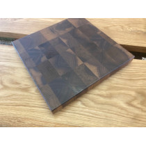 Nussbaum, Schneidebrett, Hackbrett. Schneideklotz, Hirnholz, Stirnholz, Landhaus, 30x30x2,5 cm
